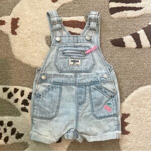 OshKosh B'gosh Blue Denim Kids Overalls (6-9m)